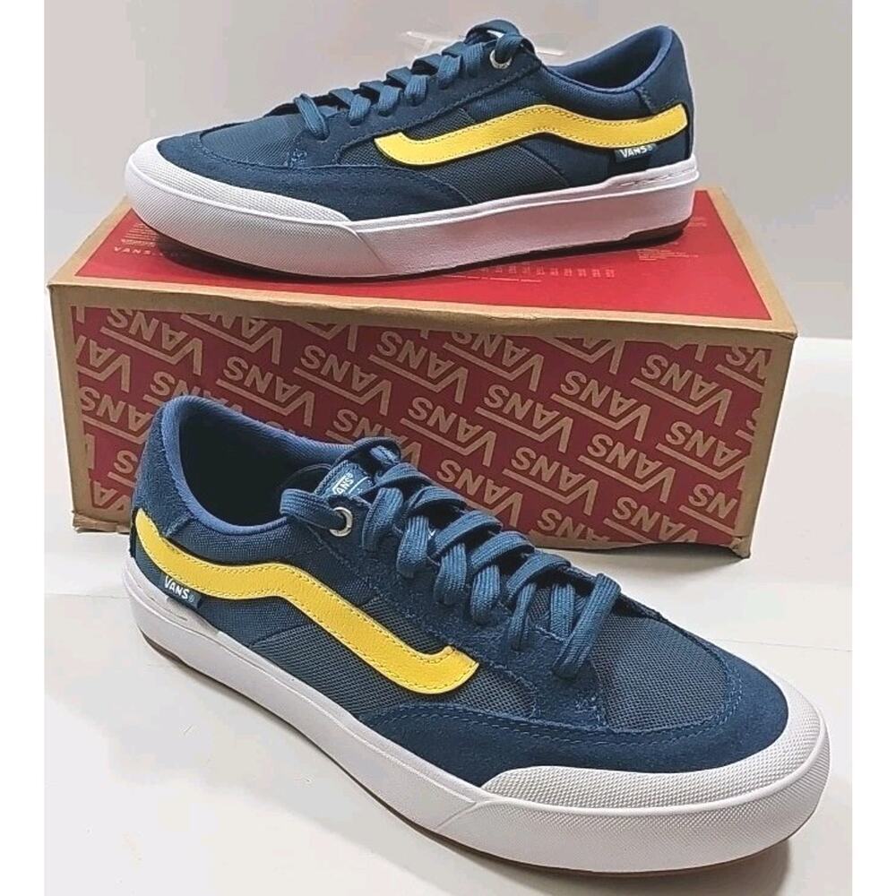 Vans ~Woman 8.5; Men's 7~ Stv. Navy Berie Pro Authentic Suede Canvas Sneakers.
